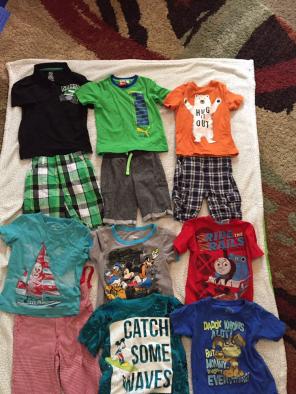 4T 4 Short Set and 4 Shirt Bundle