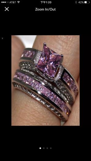 (Size 7) 10k gold engagement ring