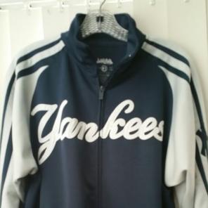 New York Yankees Sweater Jacket Navy