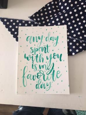 Hand Lettered Print