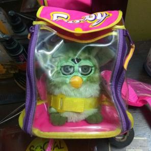 Original Furby with original backpack