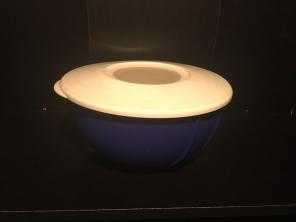 Tupperware Blue And White Bowl