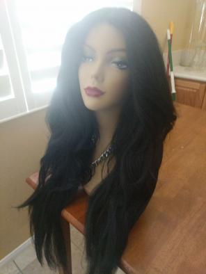 Black Lace Front wig