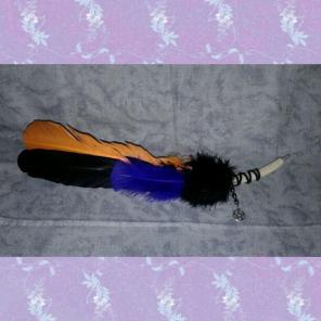 ⛤Smudging Feather Fan 1