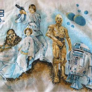 Vintage Star Wars pillow case