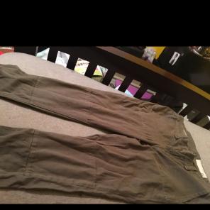 Dark Olive Cargo Pants