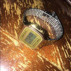 Gold Casio Watch