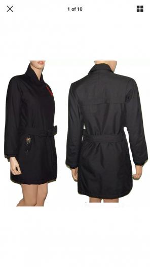 PRADA Gore-tex Trench Padded Coat Sz 4