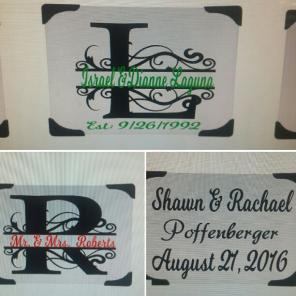 Personalized boards and frames