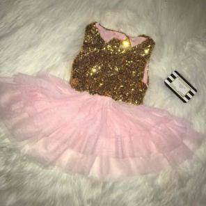 Couture Sequin Tulle Dress BABY TO CHILD