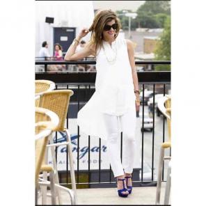 J Brand straight leg white denim jeans