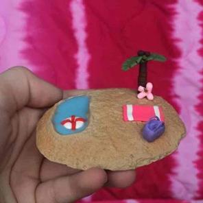 Beach piece out of Polymer Clay