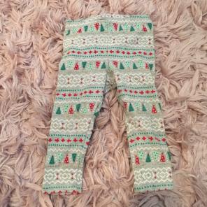 12m Cat And Jack Christmas Leggings