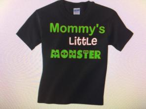 Mommy's Little Monster Youth Shirt