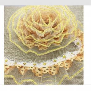 New 3 layered organza lace trim