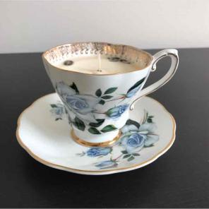 Teacup soy candle