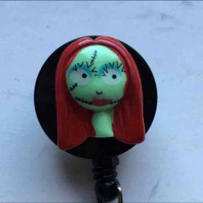 Sally Nightmare Christmas ID Badge Nurse