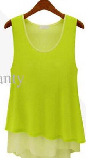 Lime Green Tank Top