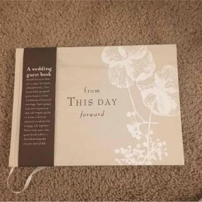 Wedding guest book