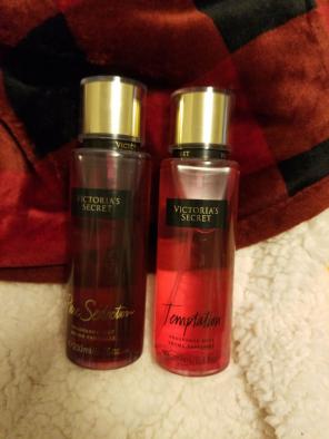 Victoria's secret body mists.
