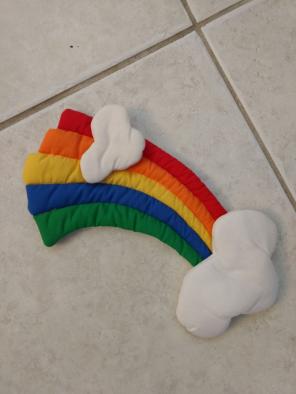 Rainbow wall hanging