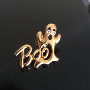 Avon Gold Plated Boo Ghost Brooch