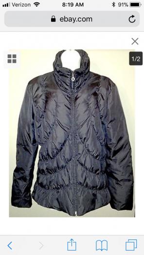 Nine West Ruched Puffer Jacket