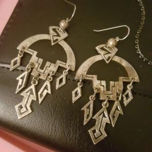 Unique vintage tribal earrings