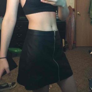 Forever 21 Leather Skirt