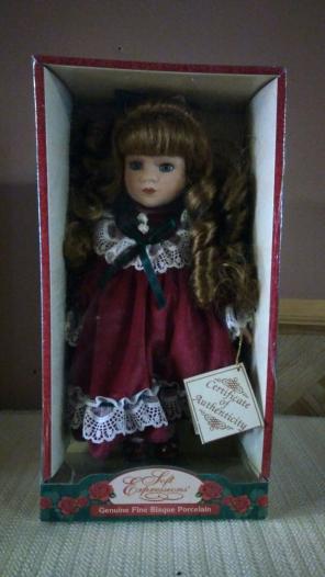 Vintage Fine Bisque Porcelain Doll