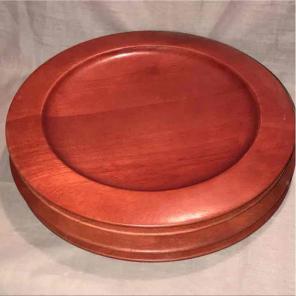 4 WOODEN 121/4" CHARGERS STUDIO NOVA