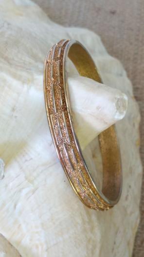 Vintage Bangle Bracelet Trifari signed
