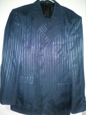 Navy Blue Single Breasted Suit