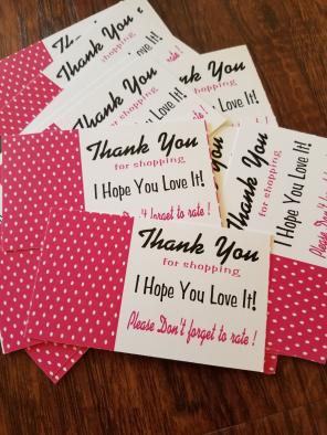 Thank you Note cards