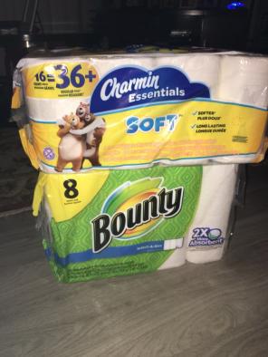 Charmin Tissue /Bounty Papertowel Bundle