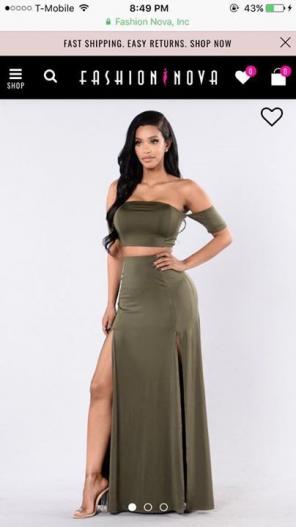 Olive 2 Piece Set