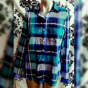 Old nav plaid shirt