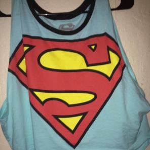 Superman Crop Top