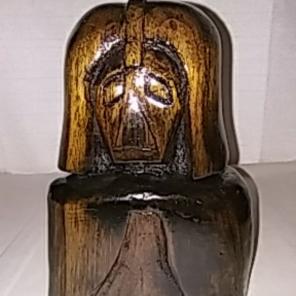 Dark Vador Handmade Wood sculpture