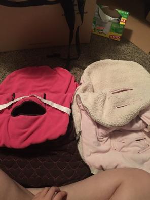 2 Pink Car seat Covers