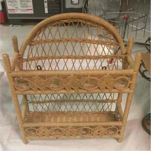 Wicker Shelf, 2 Shelves, Great for Bath!