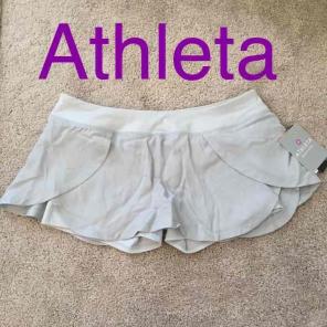 Athleta Gray Flutter Skort