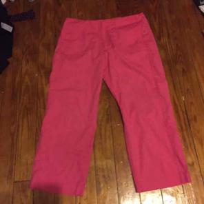 Hot Pink Vintage Capri Pants Size 14