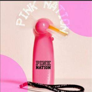 NEW PINK LOGO FAN