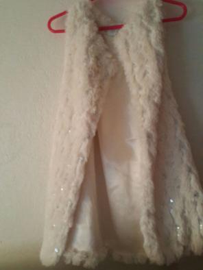 Glittery sleeveless vest