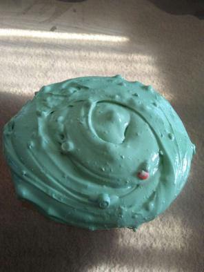 Green slime.