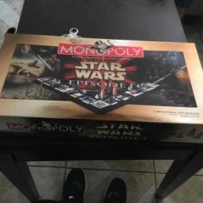 Star Wars Episode 1 Monopoly Game