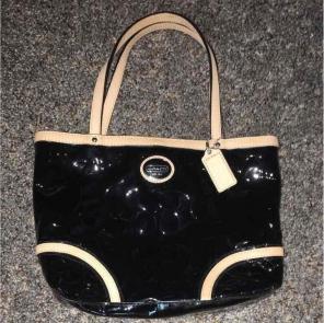 Leather Coach purse