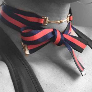 GUCCI-ISH WRAP CHOKER