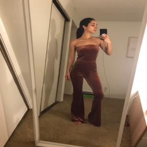 Fashionnova Strapless Velvet Jumpsuit